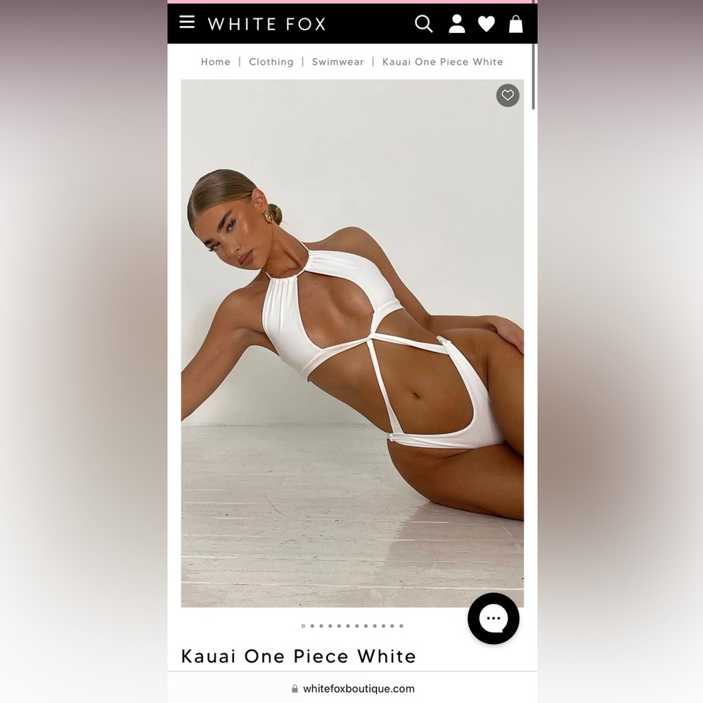 White Fox Kauai One Piece in White